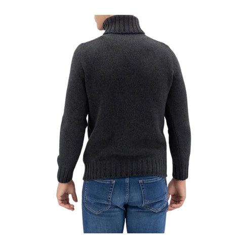 Gran Sasso Dolcevita Maglia Uomo dolcevita in lana Blu verde A23-GRAN SASSO10182/25701-752-48 - Francavilla Moda