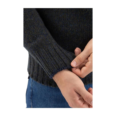 Gran Sasso Dolcevita Maglia Uomo dolcevita in lana Blu verde A23-GRAN SASSO10182/25701-752-48 - Francavilla Moda