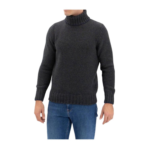 Gran Sasso Dolcevita Maglia Uomo dolcevita in lana Blu verde A23-GRAN SASSO10182/25701-752-48 - Francavilla Moda