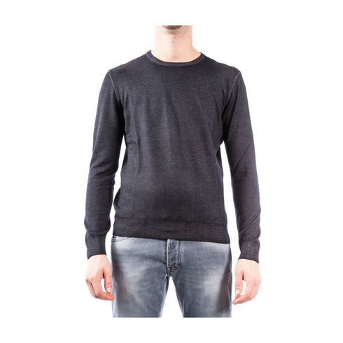Gran Sasso Pullover Maglia Uomo girocollo in lana merinos Grigio scuro A23-GRAN SASSO55167/22792-914-48 - Francavilla Moda
