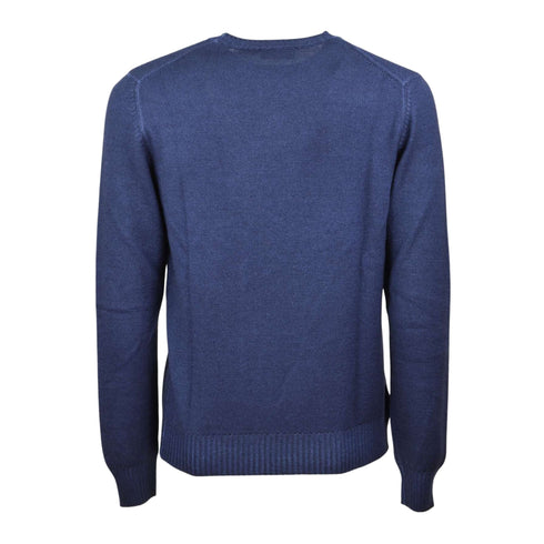 GRAN SASSO Maglia Pullover Uomo in doppio filo Blu A23-GRAN SASSO23198/31712-905-48 - Francavilla Moda