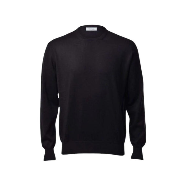 Pullover Uomo in lana sottile Nero Gran Sasso- Francavilla Moda