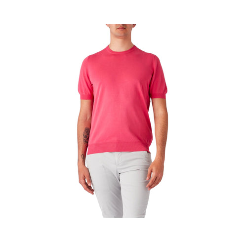 T-shirt tricot in cotone organico Ciclamino Gran Sasso- Francavilla Moda
