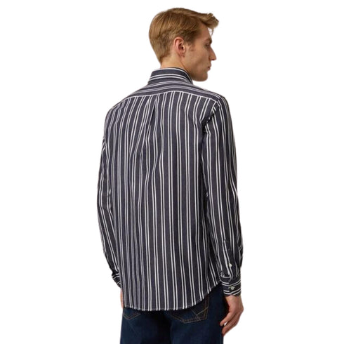 Harmont & Blaine Camicia casual Camicia Uomo a maniche lunghe con righe Blu bianco - Francavilla Moda