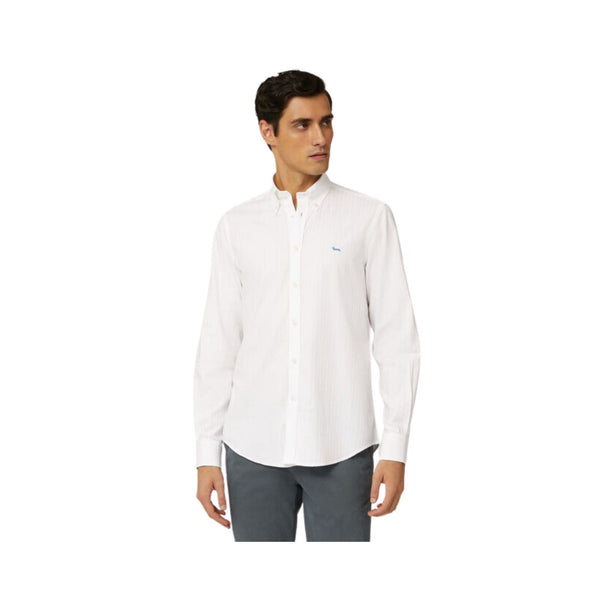 Harmont & Blaine Camicia casual Camicia Uomo a quadretti sur ton Bianco - Francavilla Moda