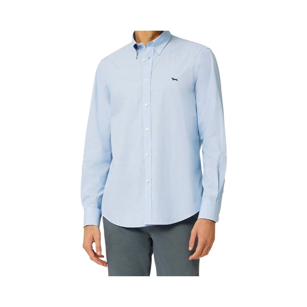 Harmont & Blaine Camicia elegante Camicia Uomo con collo botton-down Celeste A23-HARMONT & BLAINECRK012011465-810-M - Francavilla Moda