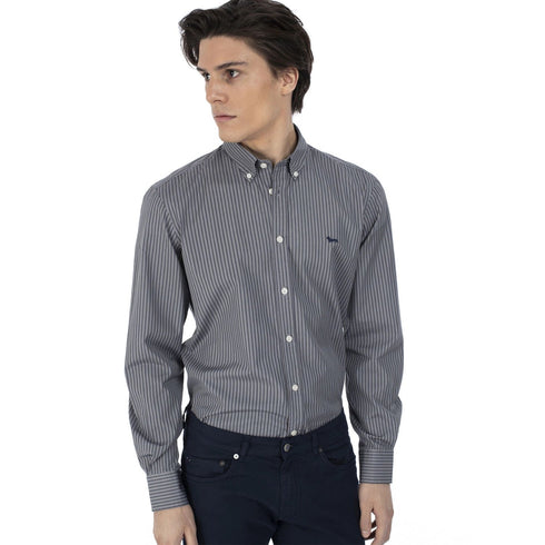 Camicia Uomo CRG001011786 in Tessuto Grigio HARMONT & BLAINE- Francavilla Moda