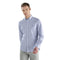 Camicia uomo in cotone a righe Bianco blu HARMONT & BLAINE- Francavilla Moda