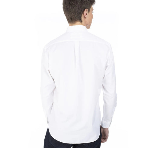 Camicia uomo in cotone a tinta unita Bianco HARMONT & BLAINE- Francavilla Moda