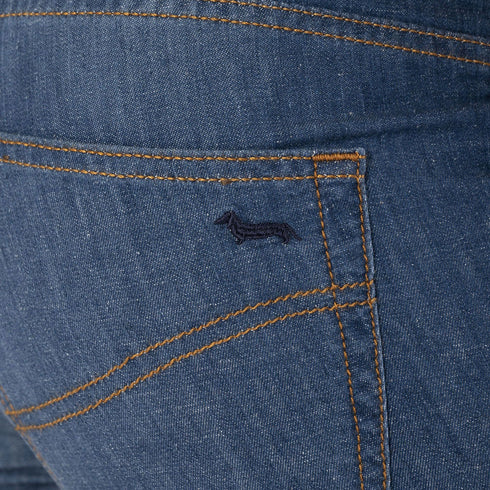 Pantalone uomo cinque tasche denim Jeans scuro HARMONT & BLAINE- Francavilla Moda