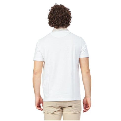 Polo Uomo con taschino in contrasto Bianco Harmont & Blaine- Francavilla Moda