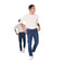Jeckerson Jeans Jeans Uomo John con toppa in tono slim fit Denim scuro - Francavilla Moda