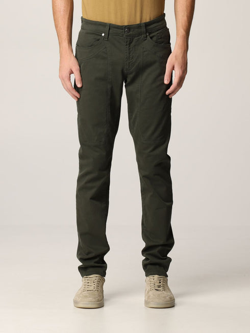 Pantalone Uomo con cinque tasche Verde militare JECKERSON- Francavilla Moda