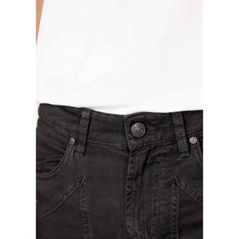 Jeckerson Pantaloni Pantaloni Uomo John in cotone cinque tasche Nero - Francavilla Moda