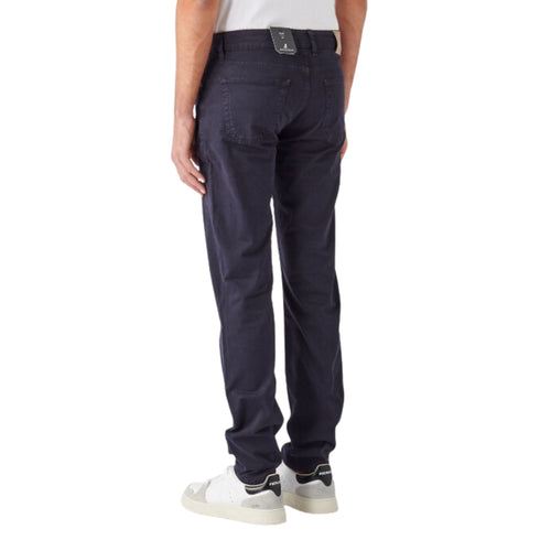 Jeckerson Pantaloni Pantaloni Uomo John in cotone cinque tasche Blu A23-JECKERSONPA077JOHNGABA0001-4002-29 - Francavilla Moda