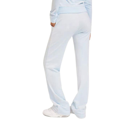 Juicy Couture Pantaloni sportivi Pantalone Donna a zampa Diamante Del Ray Celeste - Francavilla Moda