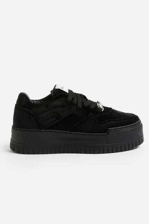 Juicy Couture Sneakers Sneakers Donna in velluto Nero - Francavilla Moda