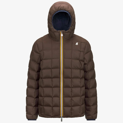 Piumino corto Uomo Jack Eco Stretch Thermo Giallo verde K-Way- Francavilla Moda