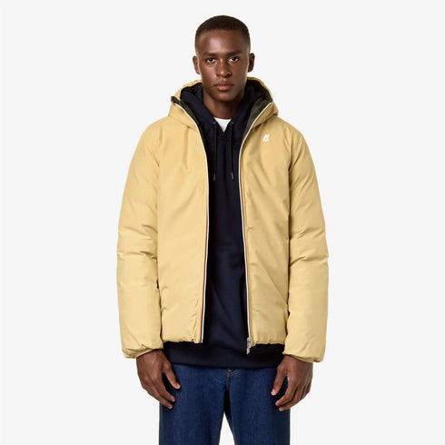 Piumino corto Uomo Jack Eco Stretch Thermo Nero beige K-Way- Francavilla Moda