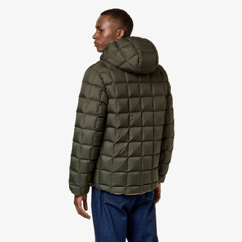 Piumino corto Uomo Jack Eco Stretch Thermo Nero beige K-Way- Francavilla Moda