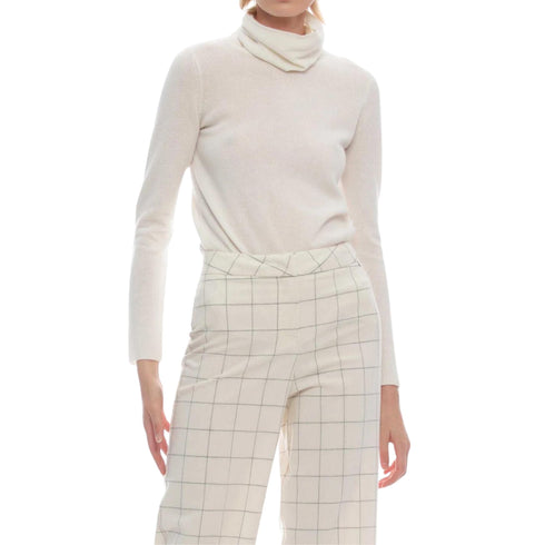 Maglia Donna a collo alto Panna Kocca- Francavilla Moda