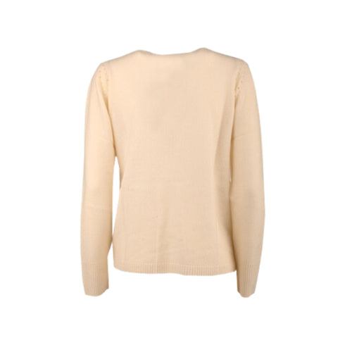 Maglia Donna a giro di lana Panna Kocca- Francavilla Moda