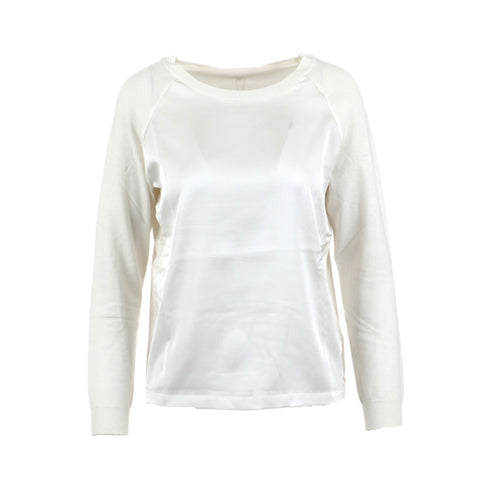 Maglia Donna con raso Latte Kocca- Francavilla Moda