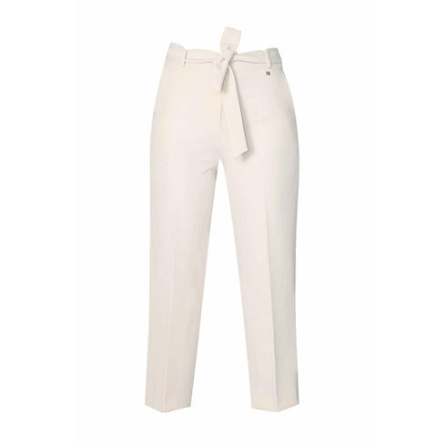 Pantalone Donna con cintura Burro KOCCA- Francavilla Moda