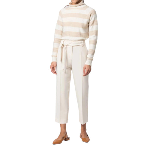 Pantalone Donna con cintura Burro KOCCA- Francavilla Moda