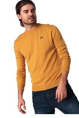 Girocollo Uomo a maniche lunghe Ocra La Martina- Francavilla Moda