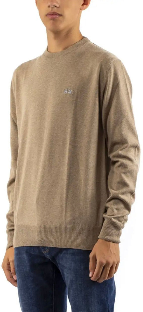 Girocollo Uomo in misto cotone e lana Cammello LA MARTINA- Francavilla Moda