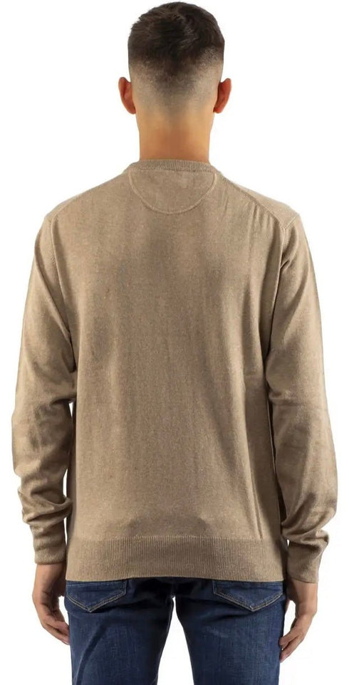 Girocollo Uomo in misto cotone e lana Cammello LA MARTINA- Francavilla Moda