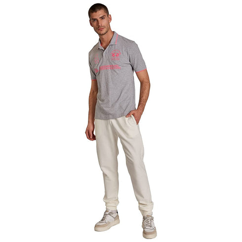 Pantalone Uomo CCMT03FP059 con Coulisse Bianco LA MARTINA- Francavilla Moda