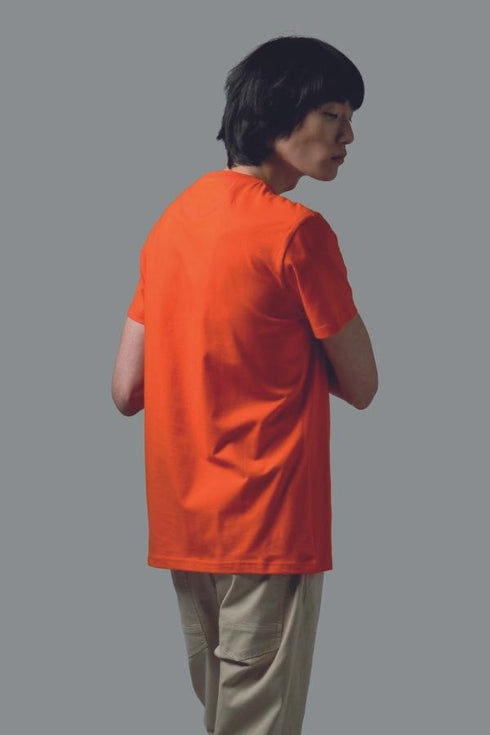 T-shirt Uomo con logo grande a contrasto Rosso LA MARTINA- Francavilla Moda