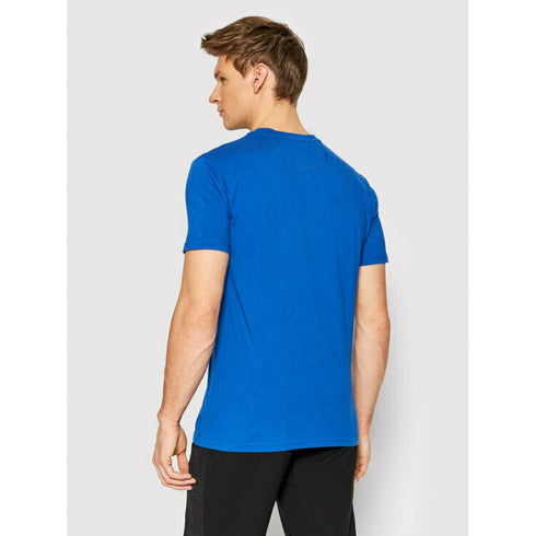 T-shirt Uomo in tinta unita con logo ricamato Royal LA MARTINA- Francavilla Moda