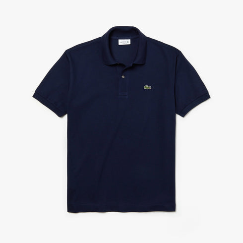 Polo Uomo L1212 con bottoni madreperla Blu LACOSTE- Francavilla Moda