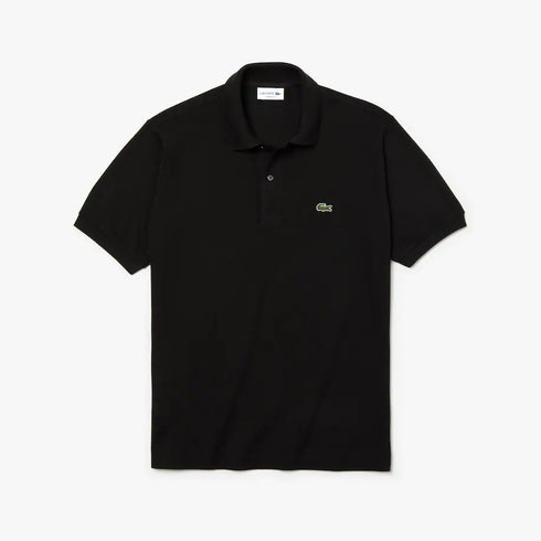 Polo Uomo L1212 con bottoni madreperla Nero LACOSTE- Francavilla Moda