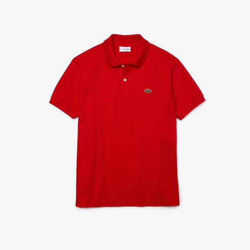 Polo Uomo L1212 con bottoni madreperla Rosso LACOSTE- Francavilla Moda