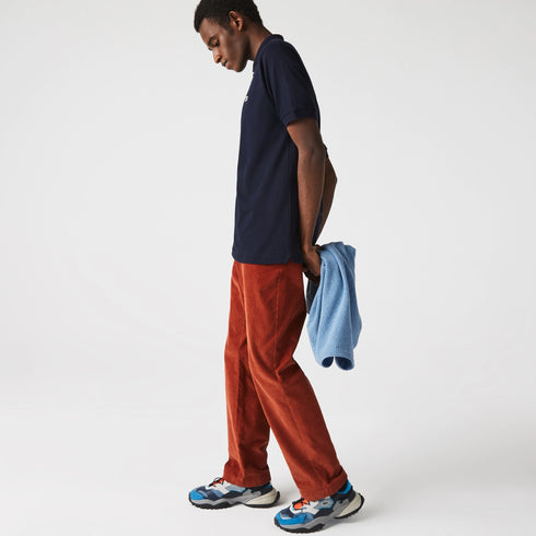 Polo Uomo L1212 con bottoni madreperla Blu LACOSTE- Francavilla Moda