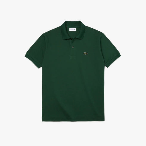 Polo Uomo L1212 con bottoni madreperla Verde LACOSTE- Francavilla Moda