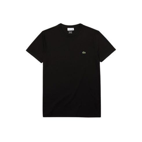 T-shirt Uomo Cotone Pima basica Nero LACOSTE- Francavilla Moda