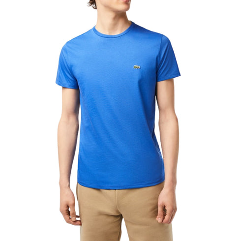 T-shirt Uomo Cotone Pima basica Royal LACOSTE- Francavilla Moda