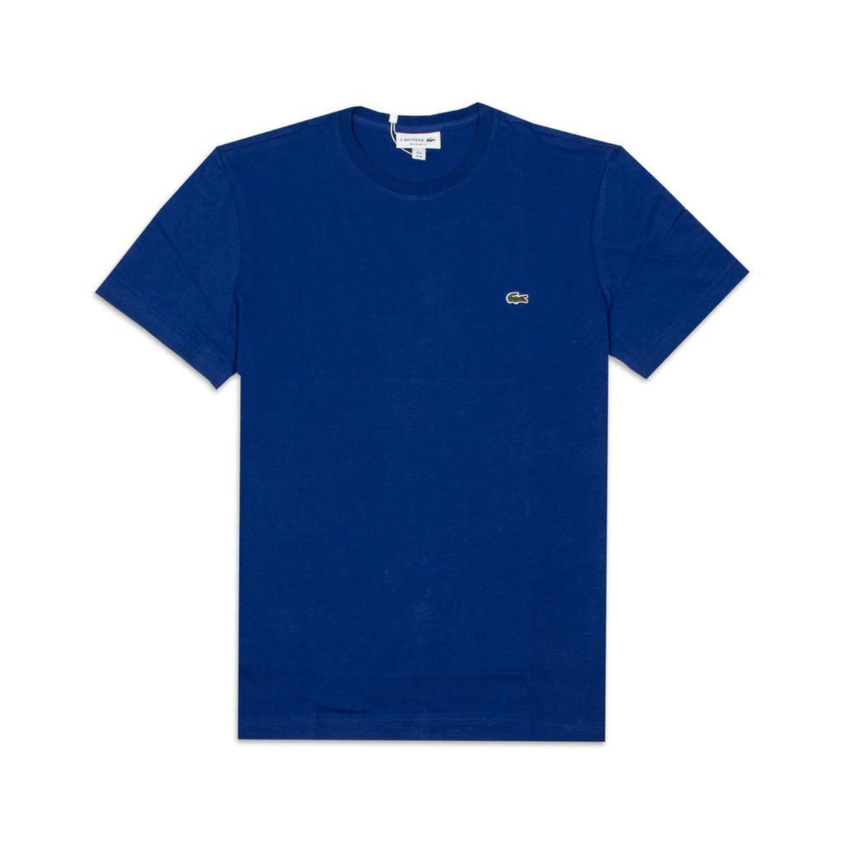 Men's cotton T-shirt with embroidered logo - Lacoste