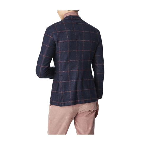 L.b.m. 1911 Giacca da uomo Giacca Uomo con fantasia finestrata Blu coccio - Francavilla Moda