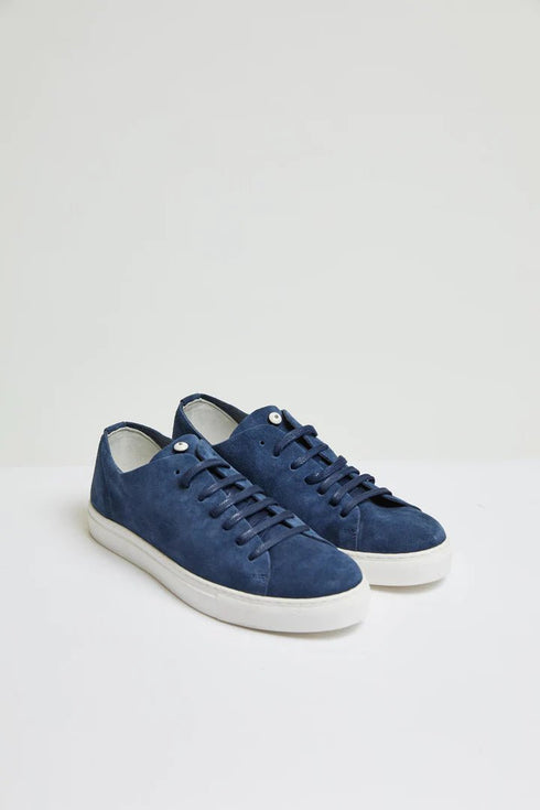 Scarpa Sneakers Uomo in vera pelle Tabacco L.B.M. 1911- Francavilla Moda