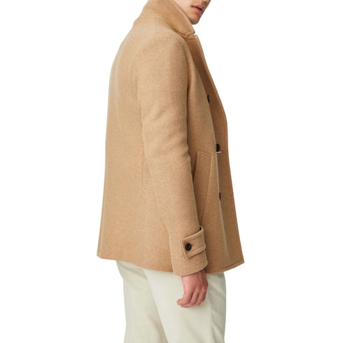 Peacoat Uomo con bottoni e tasche Beige L.B.M.- Francavilla Moda