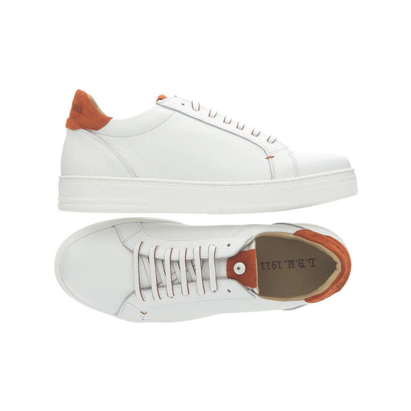 Sneakers Uomo in pelle Bianco L.B.M.- Francavilla Moda