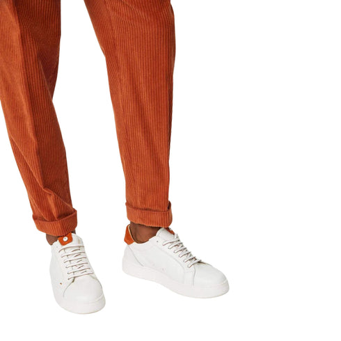 Sneakers Uomo in pelle Bianco L.B.M.- Francavilla Moda