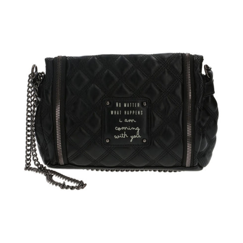 Borsa Donna a tracolla Vicky Quilted Nero LE PANDORINE- Francavilla Moda
