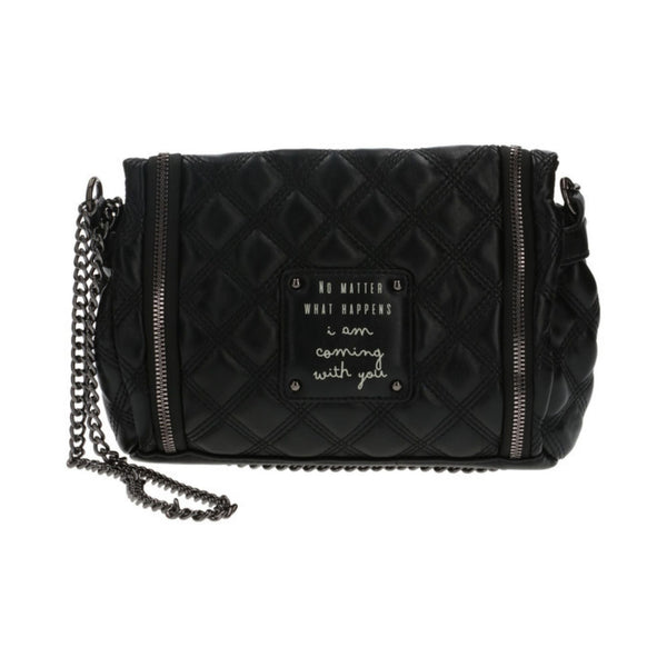 Borsa Donna a tracolla Vicky Quilted Nero LE PANDORINE- Francavilla Moda